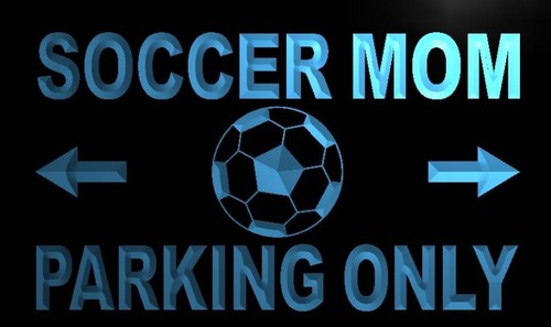 Soccer Mom Parking Only Neon Light Sign